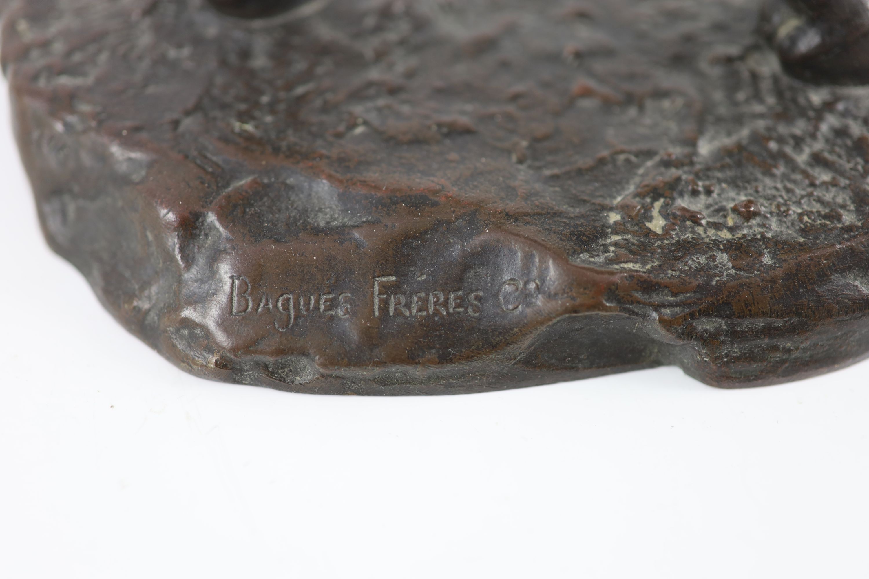 Georges Malissard (French, 1877-1942), An equestrian bronze of Marshall Foch, H 48cm. W 45cm.